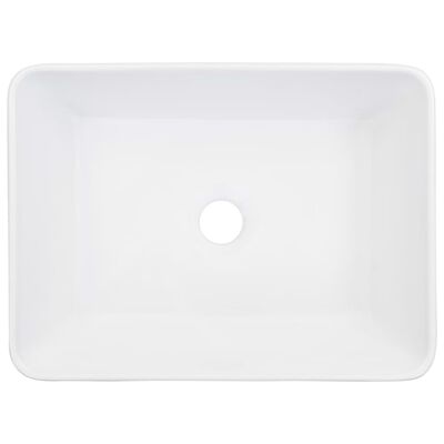 vidaXL Wash Basin 40x30x13 cm Ceramic White