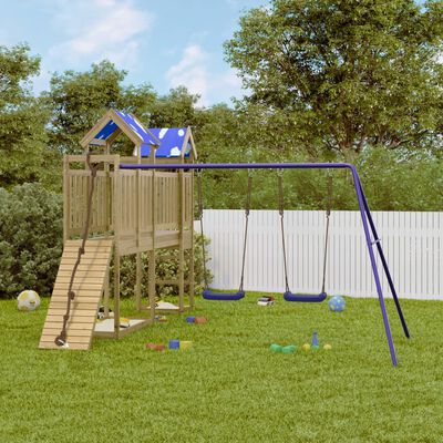 vidaXL Outdoor Playset Impregnated Wood Pine