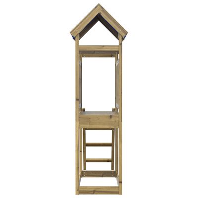 vidaXL Play Tower with Ladder 110.5x52.5x215 cm Impregnated Wood Pine