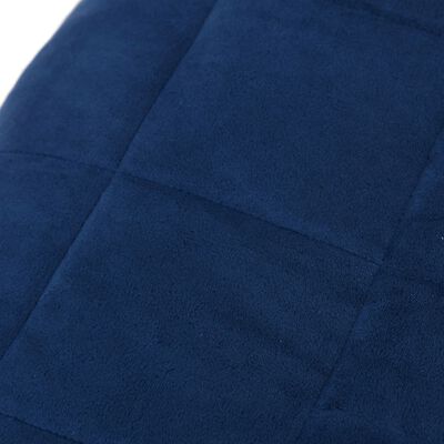 vidaXL Weighted Blanket Blue 235x290 cm 11 kg Fabric