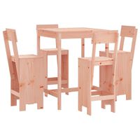 vidaXL 5 Piece Garden Bar Set Solid Wood Douglas