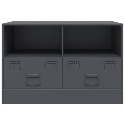 vidaXL TV Cabinet Anthracite 67x39x44 cm Steel