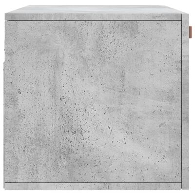 vidaXL Wall Cabinet Concrete Grey 80x36.5x35 cm Engineered Wood