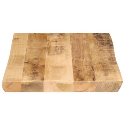 vidaXL Table Top Live Edge 60x40x3.8 cm Solid Wood Rough Mango