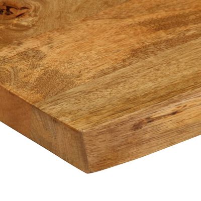 vidaXL Table Top 180x40x3.8 cm Live Edge Solid Wood Mango