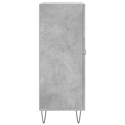 vidaXL Sideboard Concrete Grey 69.5x34x90 cm Engineered Wood