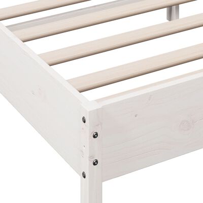 vidaXL Bed Frame without Mattress White 160x200 cm Solid Wood Pine