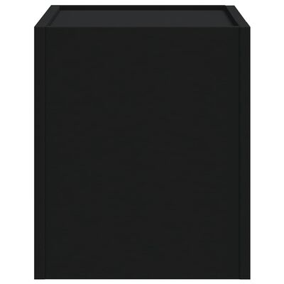 vidaXL Wall-mounted Bedside Cabinets 2 pcs Black 45x30x35 cm