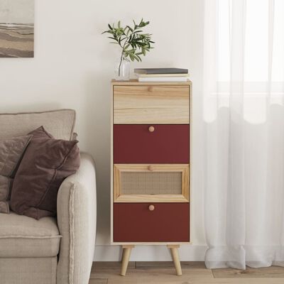 vidaXL Highboard with Drawers 40x30x95 cm Engineered Wood