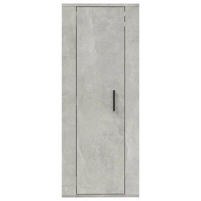 vidaXL Wall Mounted TV Cabinet Concrete Grey 40x34,5x100 cm