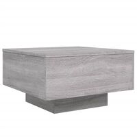 vidaXL Coffee Table Grey Sonoma 55x55x31 cm Engineered Wood