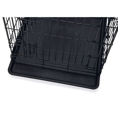 Karlie Dog Crate with 2 Doors 92x57x63 cm Black