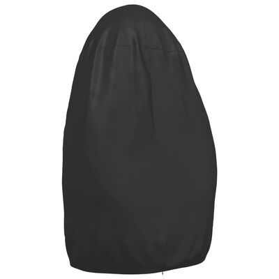 vidaXL Hanging Egg Chair Cover Black Ø 190x108 cm 420D Oxford