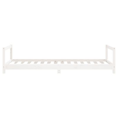 vidaXL Kids Bed Frame White 90x190 cm Solid Wood Pine