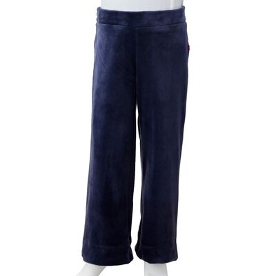 Kids' Pants Velvet Dark Blue 92