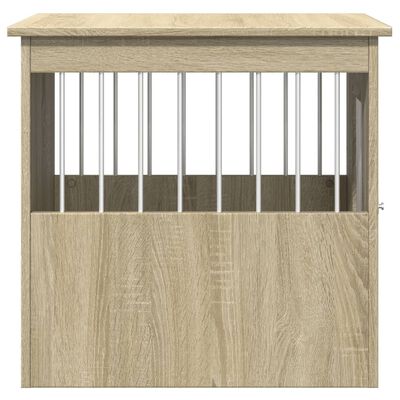 vidaXL Dog Crate Furniture Sonoma Oak 45x62x59 cm Engineered Wood