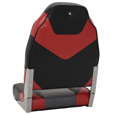 vidaXL 2 Piece Foldable Boat Seat Set High Backrest