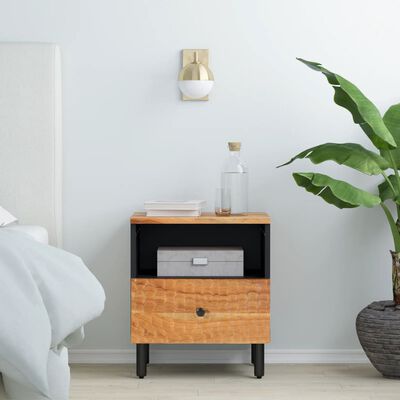 vidaXL Bedside Cabinet 40x33x46 cm Solid Wood Acacia