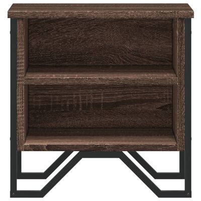 vidaXL Bedside Cabinet Brown Oak 40x30x40 cm Engineered Wood