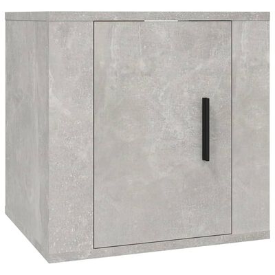 vidaXL Wall Mounted TV Cabinets 2 pcs Concrete Grey 40x34.5x40 cm