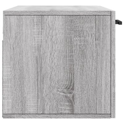 vidaXL Wall Cabinet Grey Sonoma 80x36.5x35 cm Engineered Wood