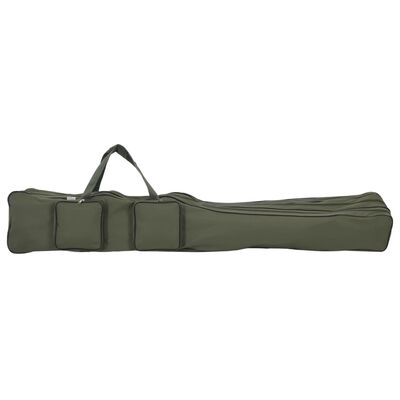 vidaXL Fishing Rod Bag Dark Green 160 cm Oxford Fabric