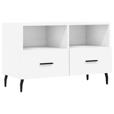 vidaXL TV Cabinet White 80x36x50 cm Engineered Wood