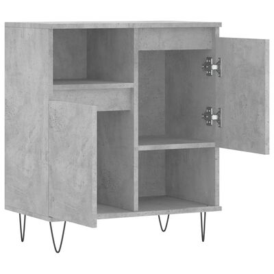 vidaXL Sideboard Concrete Grey 60x35x70 cm Engineered Wood