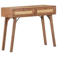 vidaXL Console Table 100x35x76 cm Solid Mango Wood