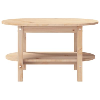 vidaXL Coffee Table 80x45x45 cm Solid Wood Pine