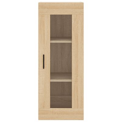 vidaXL Highboard Sonoma Oak 34.5x34x180 cm Engineered Wood