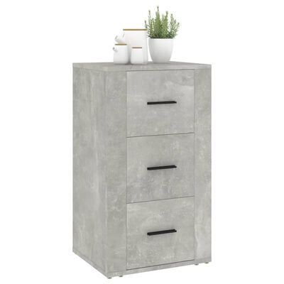 vidaXL Sideboard Concrete Grey 40x33x70 cm Engineered Wood