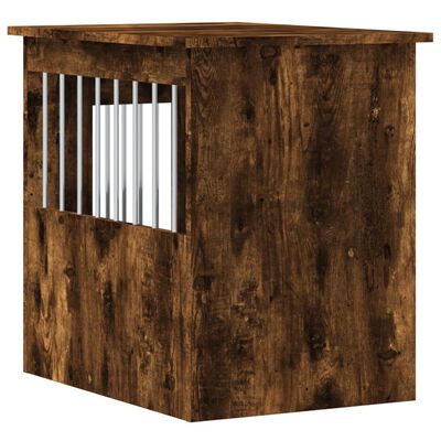 vidaXL Dog Crate Furniture Smoked Oak 45x62x59 cm Engineered Wood