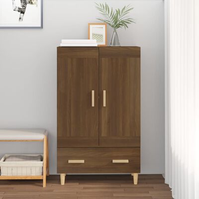 vidaXL Highboard Brown Oak 70x31x115 cm Engineered Wood