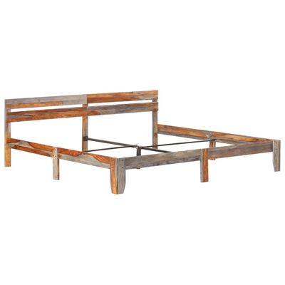 vidaXL Bed Frame without Mattress Solid Wood 200x200 cm