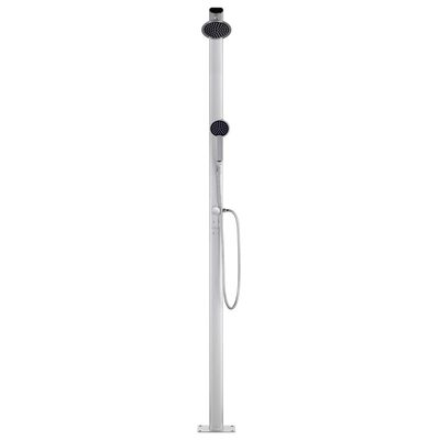 vidaXL Garden Shower 215 cm Aluminium