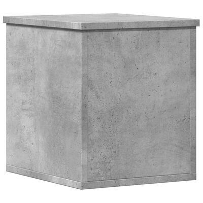 vidaXL Storage Box Concrete Grey 30x35x35 cm Engineered Wood