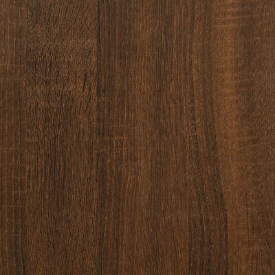 vidaXL Wall Cabinet Brown Oak 80x36.5x35 cm Engineered Wood