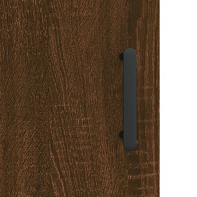 vidaXL Highboard Brown Oak 69.5x34x180 cm Engineered Wood