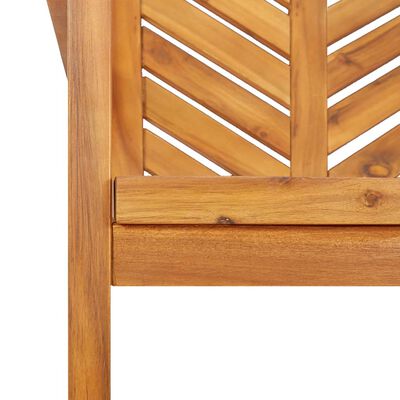 vidaXL Garden Dining Chairs 3 pcs Solid Wood Acacia