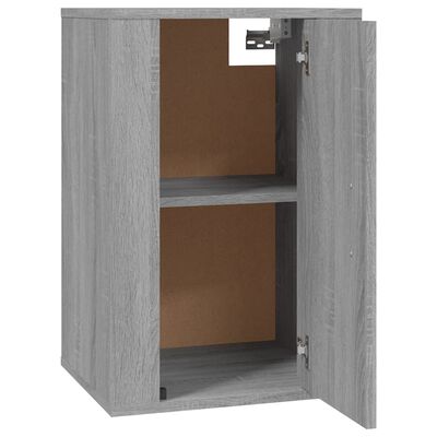 vidaXL Wall Mounted TV Cabinet Grey Sonoma 40x34.5x60 cm