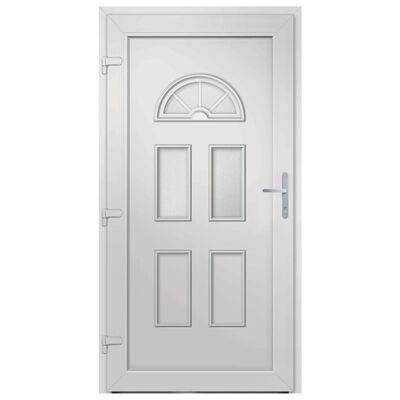 vidaXL Front Door White 98x198 cm PVC