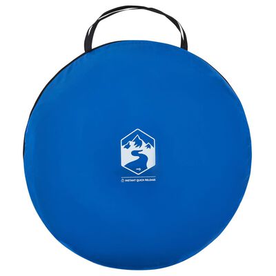 vidaXL Beach Tent Azure Blue Pop-up Waterproof