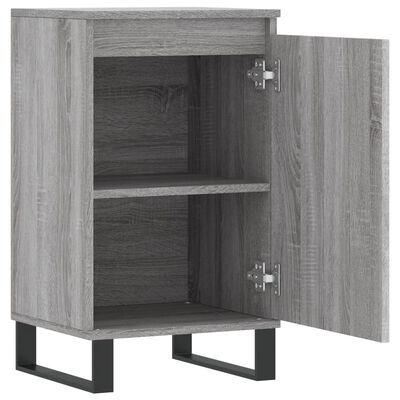 vidaXL Sideboards 2 pcs Grey Sonoma 40x35x70 cm Engineered Wood