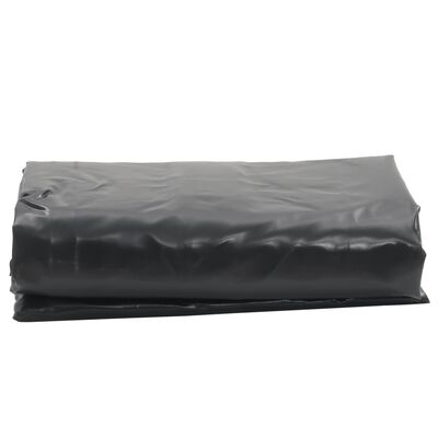 vidaXL Tarpaulin Black 1.5x2 m 650 g/m²