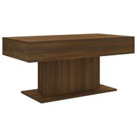 vidaXL Coffee Table Brown Oak 96x50x45 cm Engineered Wood