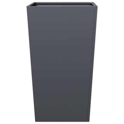 vidaXL Garden Planter Anthracite 45x45x75 cm Steel