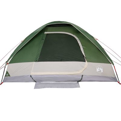 vidaXL Family Tent Dome 6-Person Green Waterproof