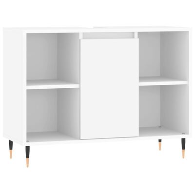 vidaXL Bathroom Cabinet White 80x33x60 cm Engineered Wood