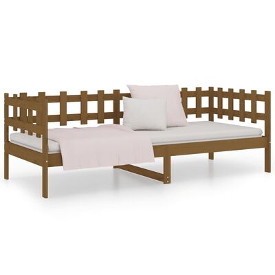 vidaXL Day Bed without Mattress Honey Brown 80x200 cm Solid Wood Pine